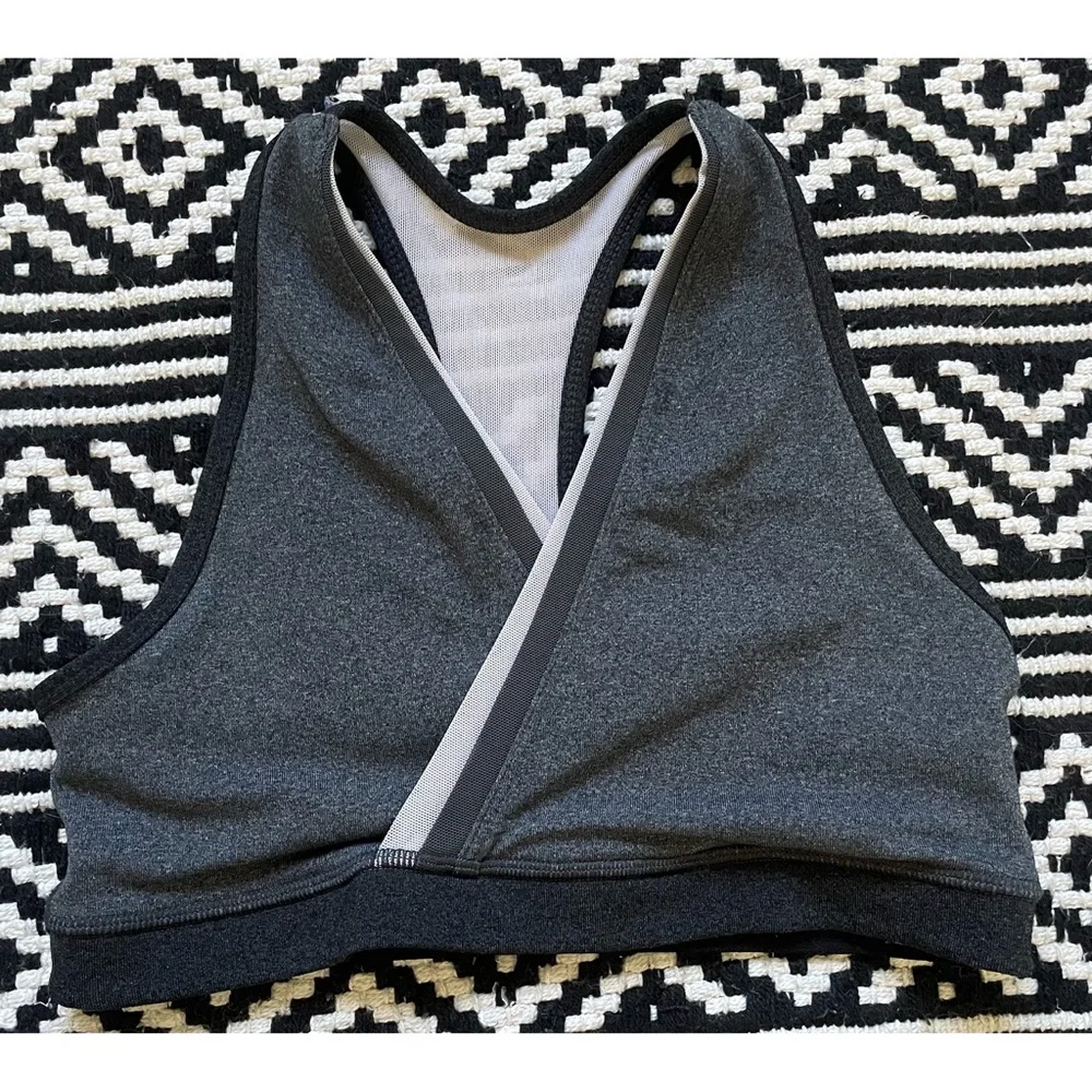 Lululemon Athletica Two Toned Grey Sports Bra